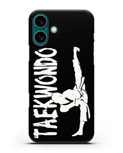 Чехол Taekwondo для мужчины силиконовый для iPhone 16 Plus