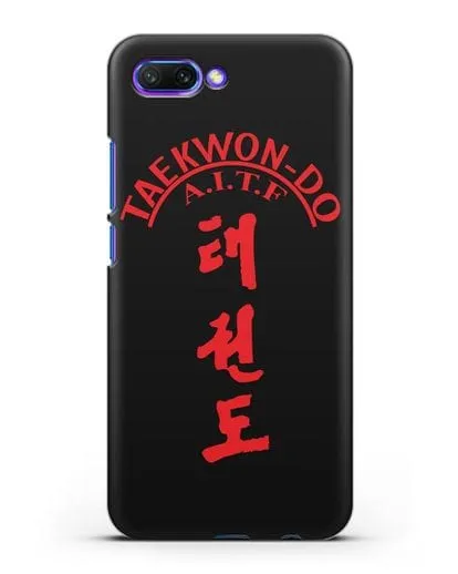 Чехол с надписью Taekwon-do A.I.T.F силиконовый для Honor 10