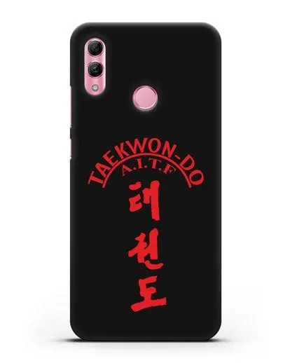 Чехол с надписью Taekwon-do A.I.T.F силиконовый для Honor 10 Lite