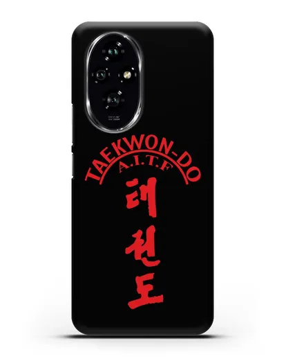 Чехол с надписью Taekwon-do A.I.T.F силиконовый для Honor 200