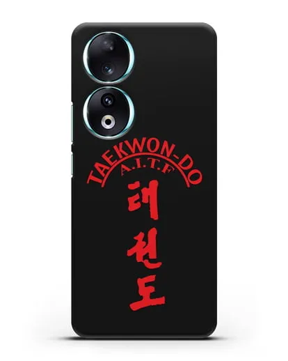 Чехол с надписью Taekwon-do A.I.T.F силиконовый для Honor 90