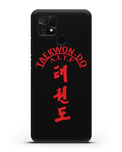 Чехол с надписью Taekwon-do A.I.T.F силиконовый для Xiaomi Poco C40