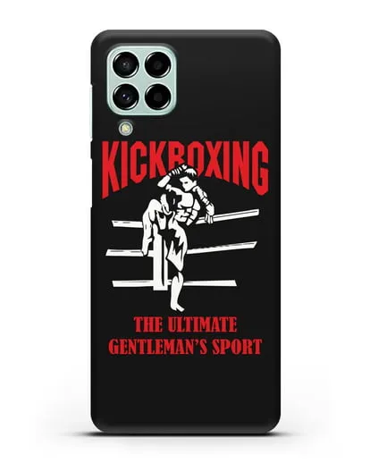 Чехол с надписью Kickboxing The Ultimate Gentleman's Sport силиконовый для Samsung Galaxy M53 [SM-M536]