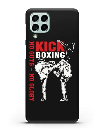 Чехол с надписью Kickboxing. No Guts — No Glory силиконовый для Samsung Galaxy M53 [SM-M536]