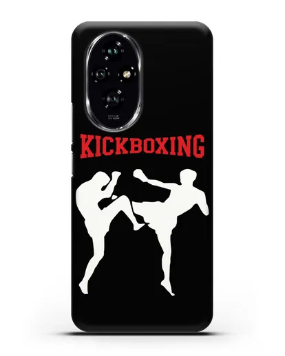 Чехол с изображением бойцов и надписью Kickboxing силиконовый для Honor 200