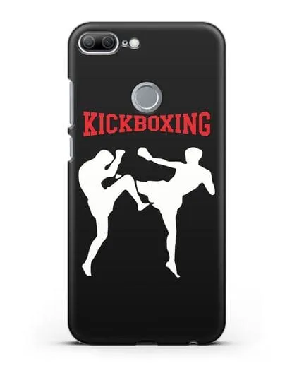Чехол с изображением бойцов и надписью Kickboxing силиконовый для Honor 9 Lite