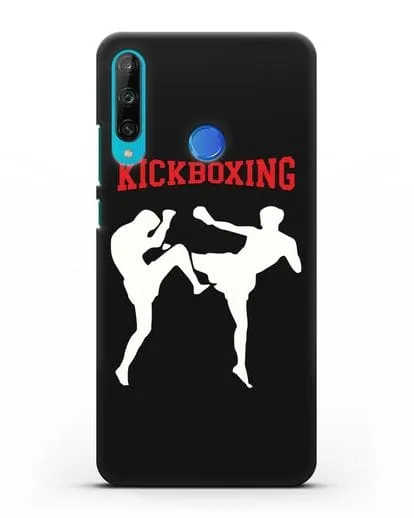 Чехол с изображением бойцов и надписью Kickboxing силиконовый для Honor 9C
