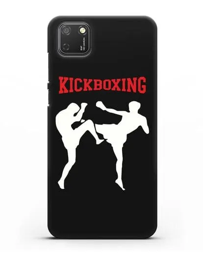 Чехол с изображением бойцов и надписью Kickboxing силиконовый для Honor 9S