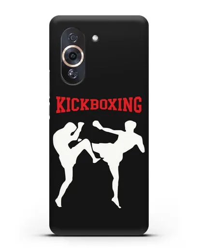 Чехол с изображением бойцов и надписью Kickboxing силиконовый для Huawei Nova 10