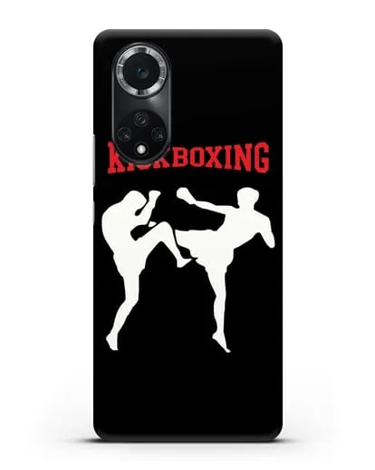 Чехол с изображением бойцов и надписью Kickboxing силиконовый для Huawei Nova 9
