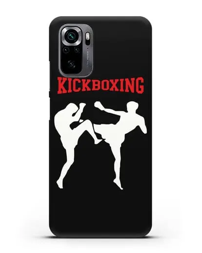 Чехол с изображением бойцов и надписью Kickboxing силиконовый для Xiaomi Poco M5s