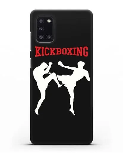 Чехол с изображением бойцов и надписью Kickboxing силиконовый для Samsung Galaxy A31 [SM-A315F]