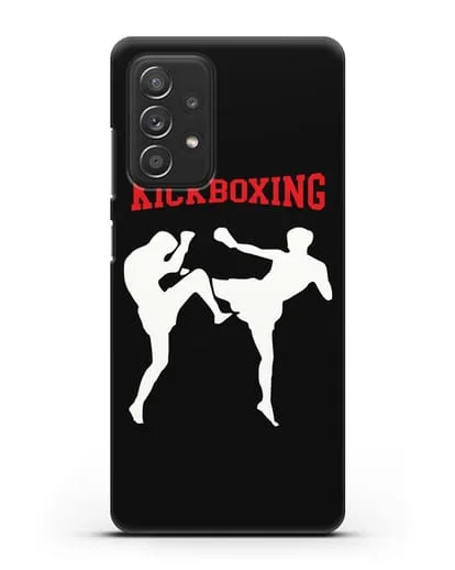 Чехол с изображением бойцов и надписью Kickboxing силиконовый для Samsung Galaxy A53