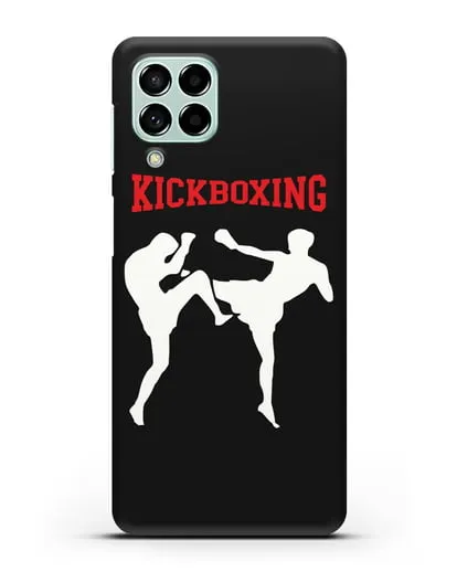 Чехол с изображением бойцов и надписью Kickboxing силиконовый для Samsung Galaxy M53 [SM-M536]