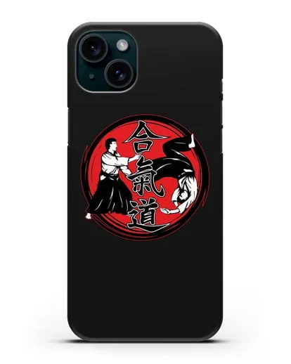 Чехол Айкидо спарринг силиконовый для iPhone 15 Plus