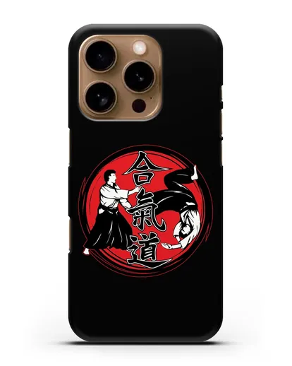 Чехол Айкидо спарринг силиконовый для iPhone 16 Pro