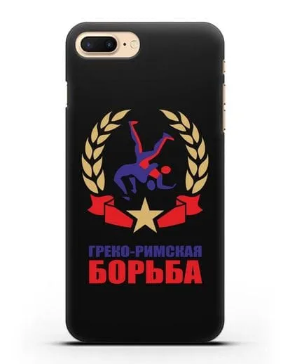 Чехол с логотипом и надписью Греко-римская борьба силиконовый для iPhone 8 Plus