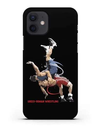 Чехол с изображением борцов силиконовый для iPhone 12