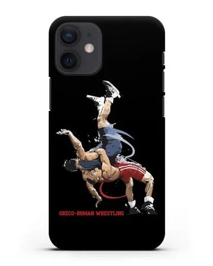 Чехол с изображением борцов силиконовый для iPhone 12 mini