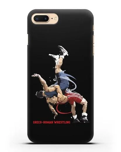 Чехол с изображением борцов силиконовый для iPhone 8 Plus