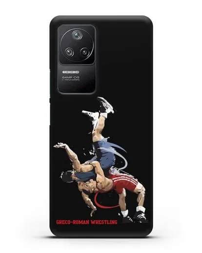 Чехол с изображением борцов силиконовый для Xiaomi Poco F4