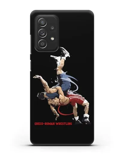 Чехол с изображением борцов силиконовый для Samsung Galaxy A53