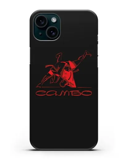 Чехол с иллюстрацией Самбо силиконовый для iPhone 15 Plus