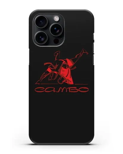 Чехол с иллюстрацией Самбо силиконовый для iPhone 15 Pro Max