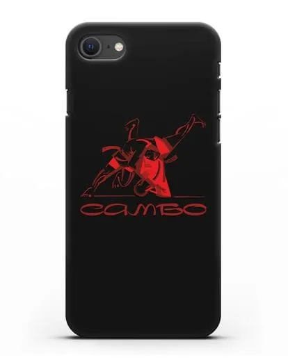 Чехол с иллюстрацией Самбо силиконовый для iPhone SE 2020