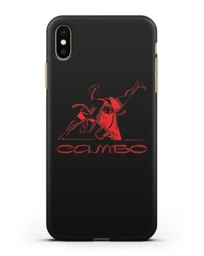 Чехол с иллюстрацией Самбо силиконовый для iPhone XS Max
