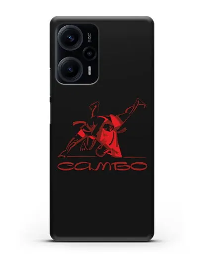 Чехол с иллюстрацией Самбо силиконовый для Xiaomi Poco F5