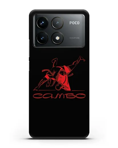 Чехол с иллюстрацией Самбо силиконовый для Xiaomi Poco F6 Pro