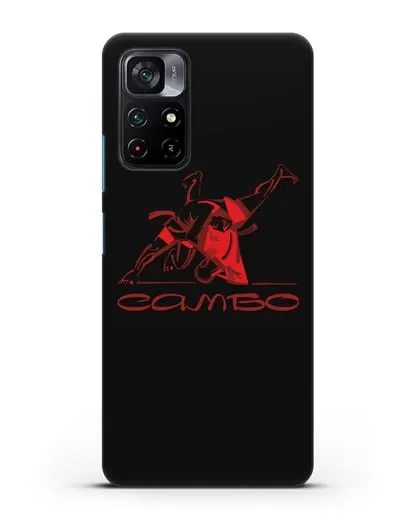 Чехол с иллюстрацией Самбо силиконовый для Xiaomi Poco M4 Pro 5G