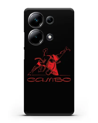 Чехол с иллюстрацией Самбо силиконовый для Xiaomi Poco M6 Pro