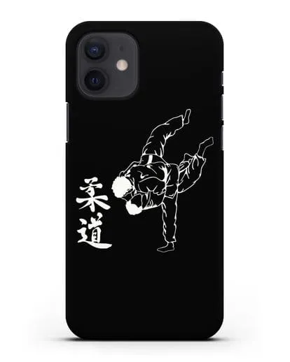 Чехол с борцами Дзюдо силиконовый для iPhone 12