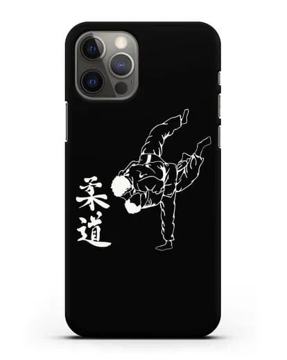 Чехол с борцами Дзюдо силиконовый для iPhone 12 Pro