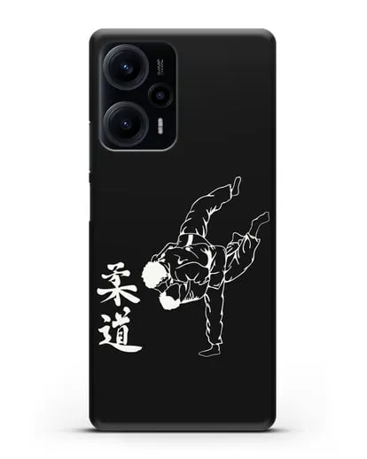 Чехол с борцами Дзюдо силиконовый для Xiaomi Poco F5