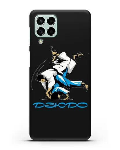 Чехол с изображением Дзюдо спарринга силиконовый для Samsung Galaxy M53 [SM-M536]