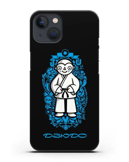 Чехол с иллюстрацией дзюдоиста силиконовый для iPhone 13 Mini