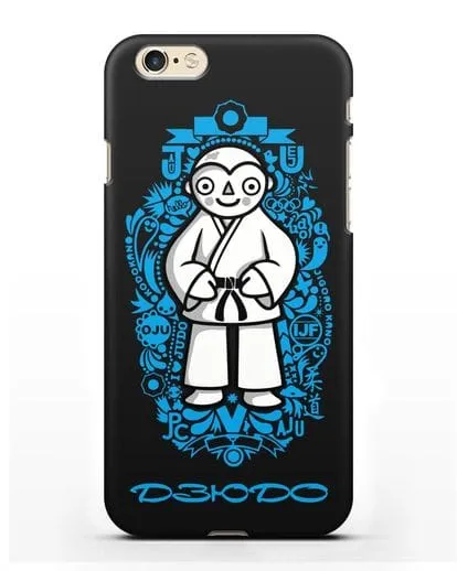 Чехол с иллюстрацией дзюдоиста силиконовый для iPhone 6