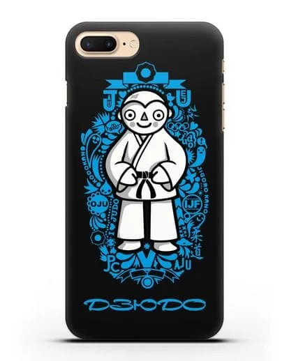 Чехол с иллюстрацией дзюдоиста силиконовый для iPhone 7 Plus