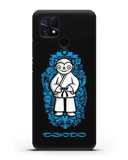 Чехол с иллюстрацией дзюдоиста силиконовый для Xiaomi Poco C40
