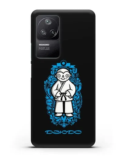 Чехол с иллюстрацией дзюдоиста силиконовый для Xiaomi Poco F4