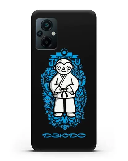Чехол с иллюстрацией дзюдоиста силиконовый для Xiaomi Poco M5