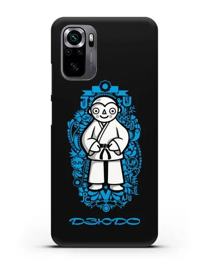 Чехол с иллюстрацией дзюдоиста силиконовый для Xiaomi Poco M5s