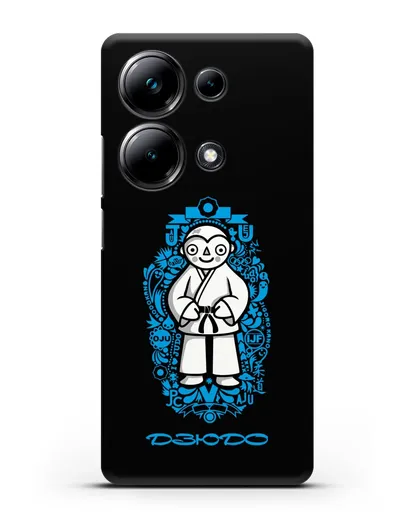 Чехол с иллюстрацией дзюдоиста силиконовый для Xiaomi Poco M6 Pro