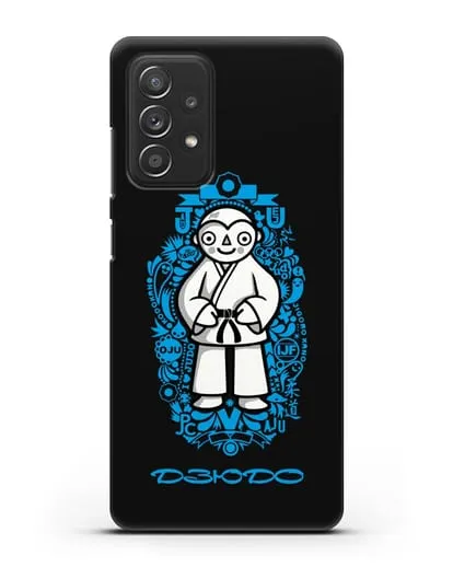 Чехол с иллюстрацией дзюдоиста силиконовый для Samsung Galaxy A53