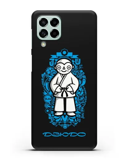 Чехол с иллюстрацией дзюдоиста силиконовый для Samsung Galaxy M53 [SM-M536]