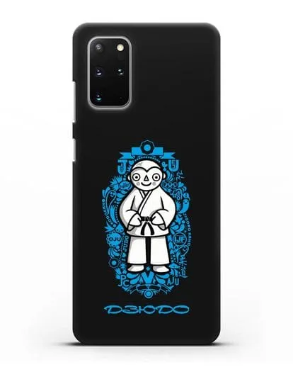 Чехол с иллюстрацией дзюдоиста силиконовый для Samsung Galaxy S20 Plus [SM-G985F]