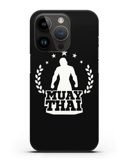 Чехол с логотипом Muay Thai силиконовый для iPhone 14 Pro